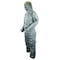 Magid Disposable Coveralls, Hooded, Large, SmsSMS, Serged Seam, GrayGrey CVZ3G-L - alternate 1